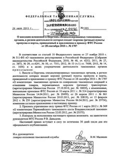 Перечень фтс