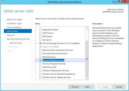 Select features