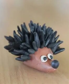 Лепка ежик старшая группа