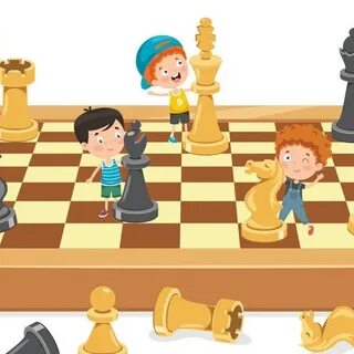 Cartoon Character Playing Chess Game 2710666 Vector Art at Vecteezy