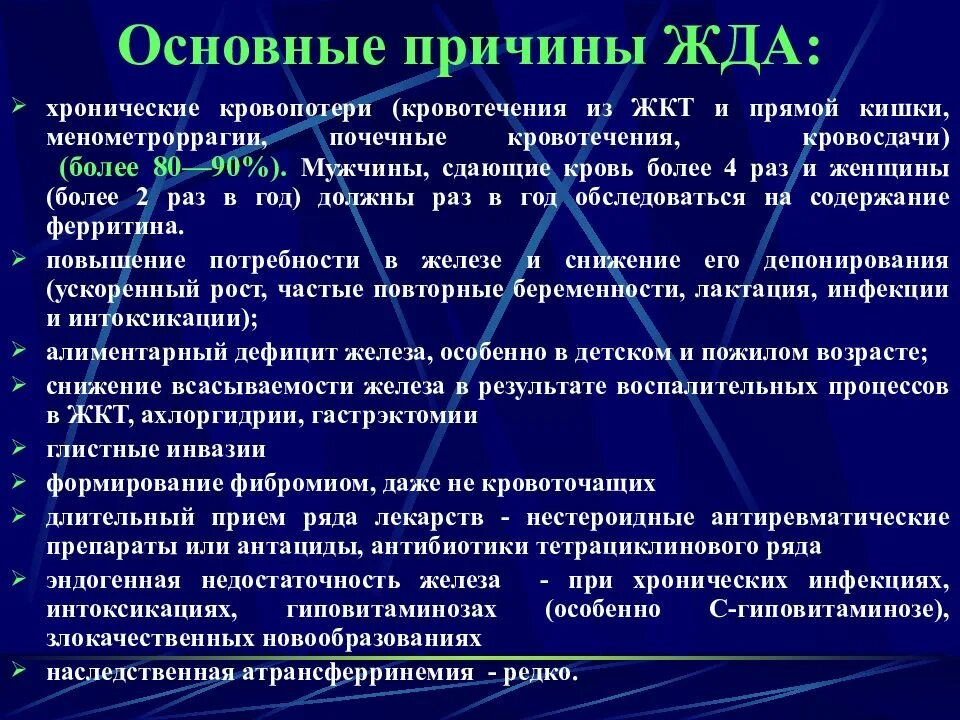 Группы железодефицитной анемии. Основные причины железодефицитной анемии. Основные причины жда. Наиболее частые причины развития жда (железодефицитной анемии):. Основные причины развития жда:.