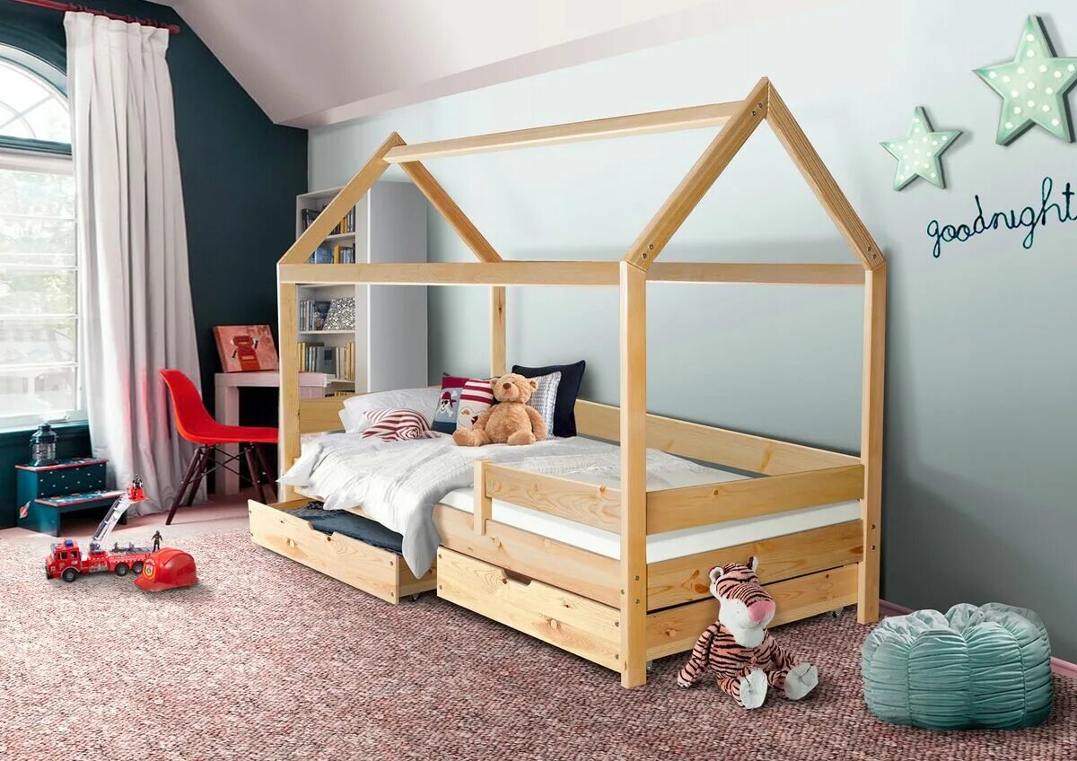 Кровать дом взрослая. Детская 2-ярусная кровать домик Бильбао СЛК. Кровать домик для детей Вудленд. Кровать детская - домик. Детские кровати из дерева.