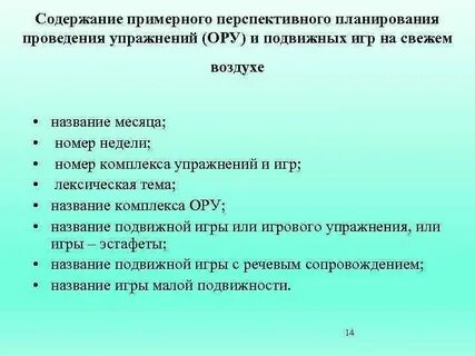 Нищева перспективные планы