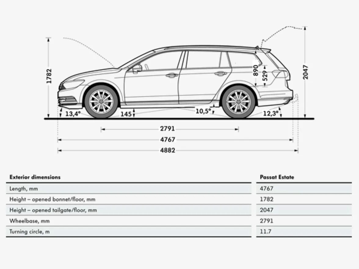 Пассат универсал характеристики. Пассат b8 габариты. Габариты VW Passat b6. Габариты Volkswagen Passat b6. Passat b8 универсал габариты.