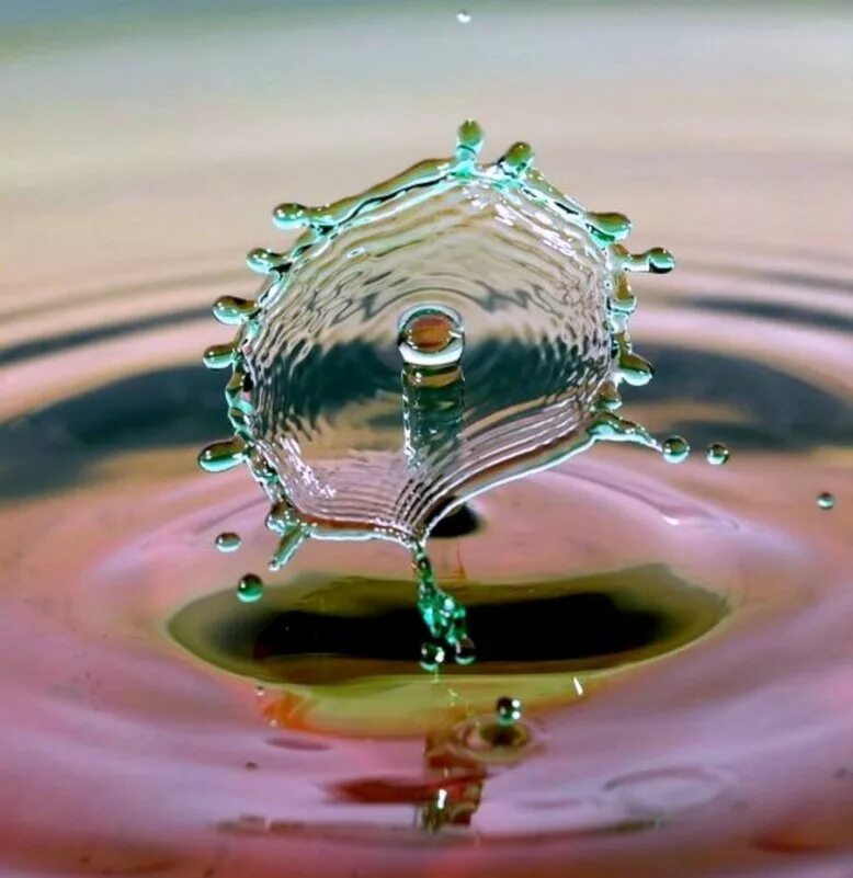 Капля. Капля воды. Капля падает в воду. Необычная вода. Капля воды слушать