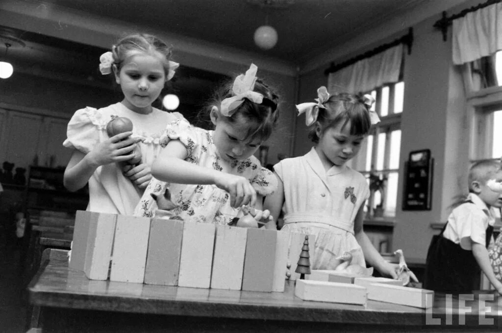 Детский сад в советские времена