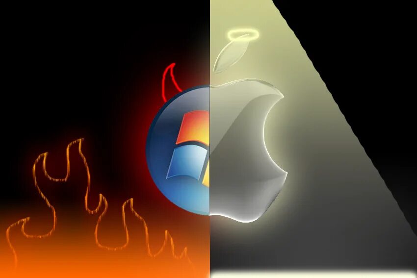 Чем mac лучше windows. Виндовс против мак. windows mac os. windows или mac os. эппл против виндовс.