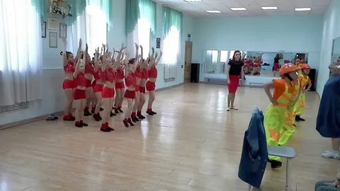 Танец пожарных детский