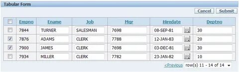 Unknown environment tabular