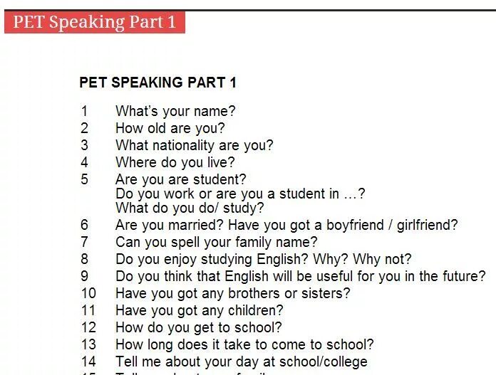 Pet speaking Part 1. Pet speaking Part 1 questions. Pet speaking Part. Экзамен Pet по английскому speaking.