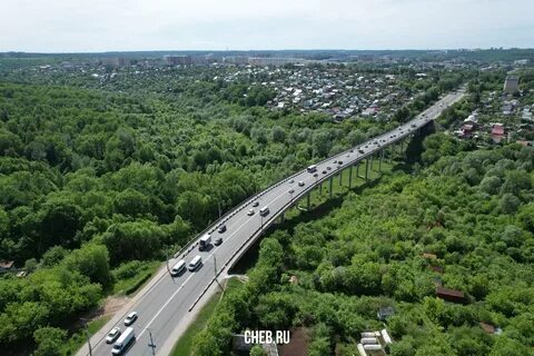 Гагаринский мост чебоксары на карте