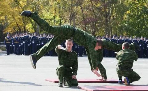 Показательные рукопашный бой