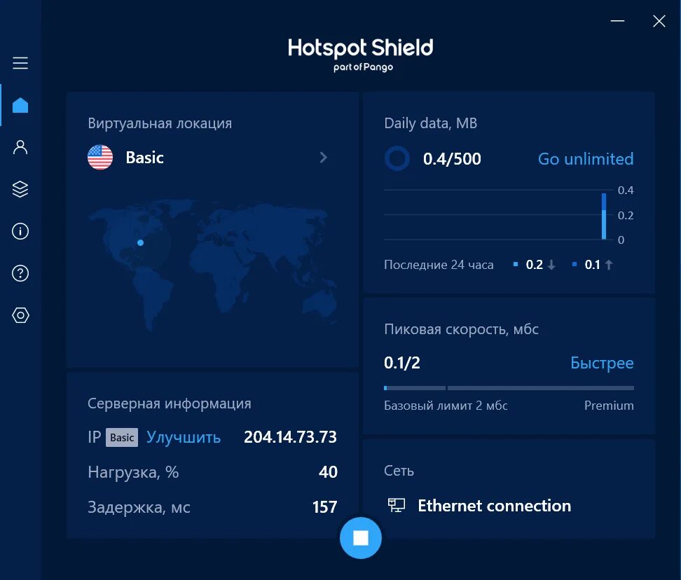 Proxy hotspot