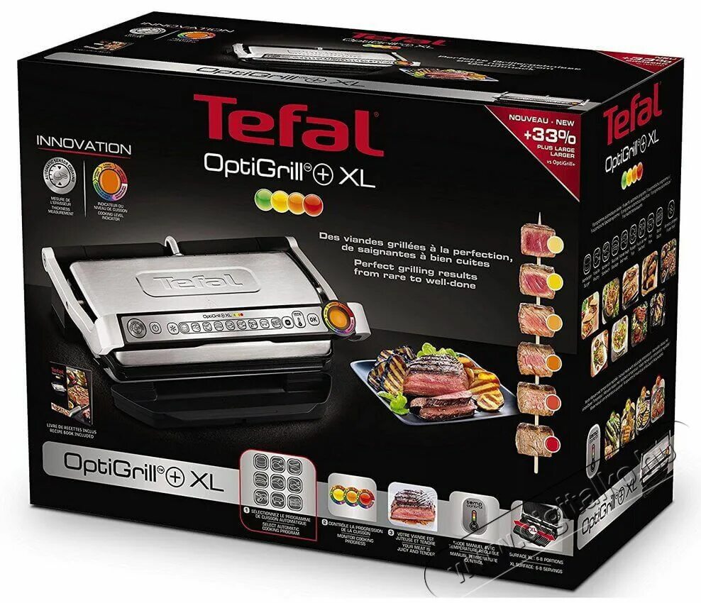 Тефаль оптигриль плюс. Tefal Optigrill XL gc722d34. Электрогриль Tefal Optigrill+ XL gc722d34. Гриль Тефаль 722. Tefal Optigrill+ XL gc722834 / gc722d16.