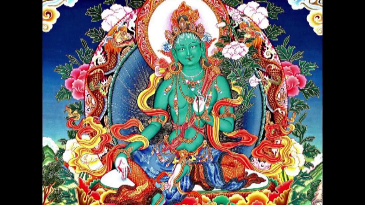 Thangka - Green Tara