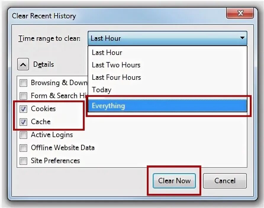 Cache cookies. Cache cookies