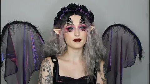 Dark Fairy Makeup Tutorial - Spirit Halloween - YouTube.