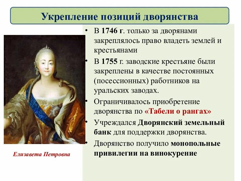 Внутренняя политика и экономика России в 1725-1762г.г.. Экономика 1725 1762 кратко