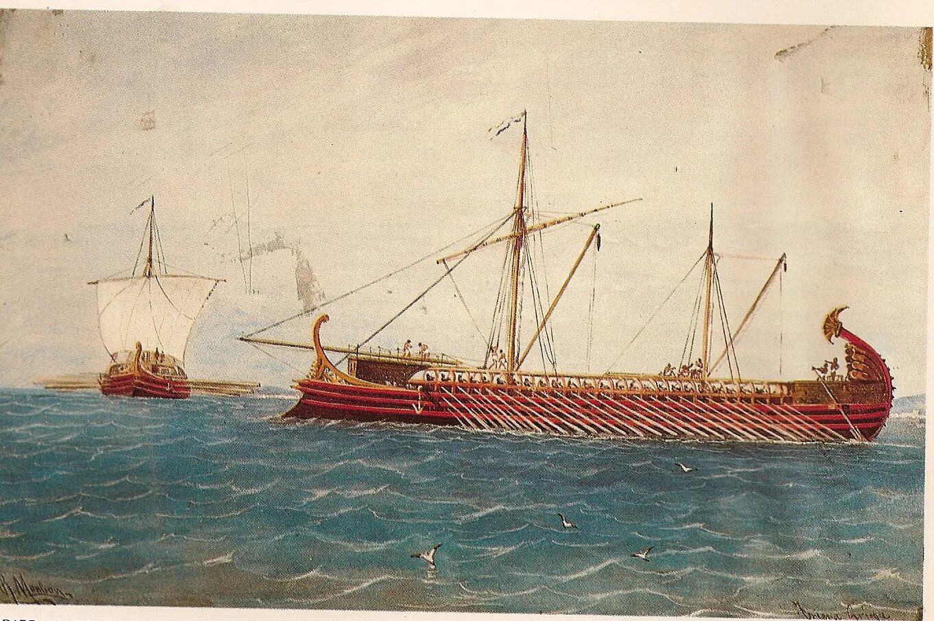 Корабли античности. Античное судно 6. Египетский корабль. Карфагенская пентера корабль. Римская трирема (триера).