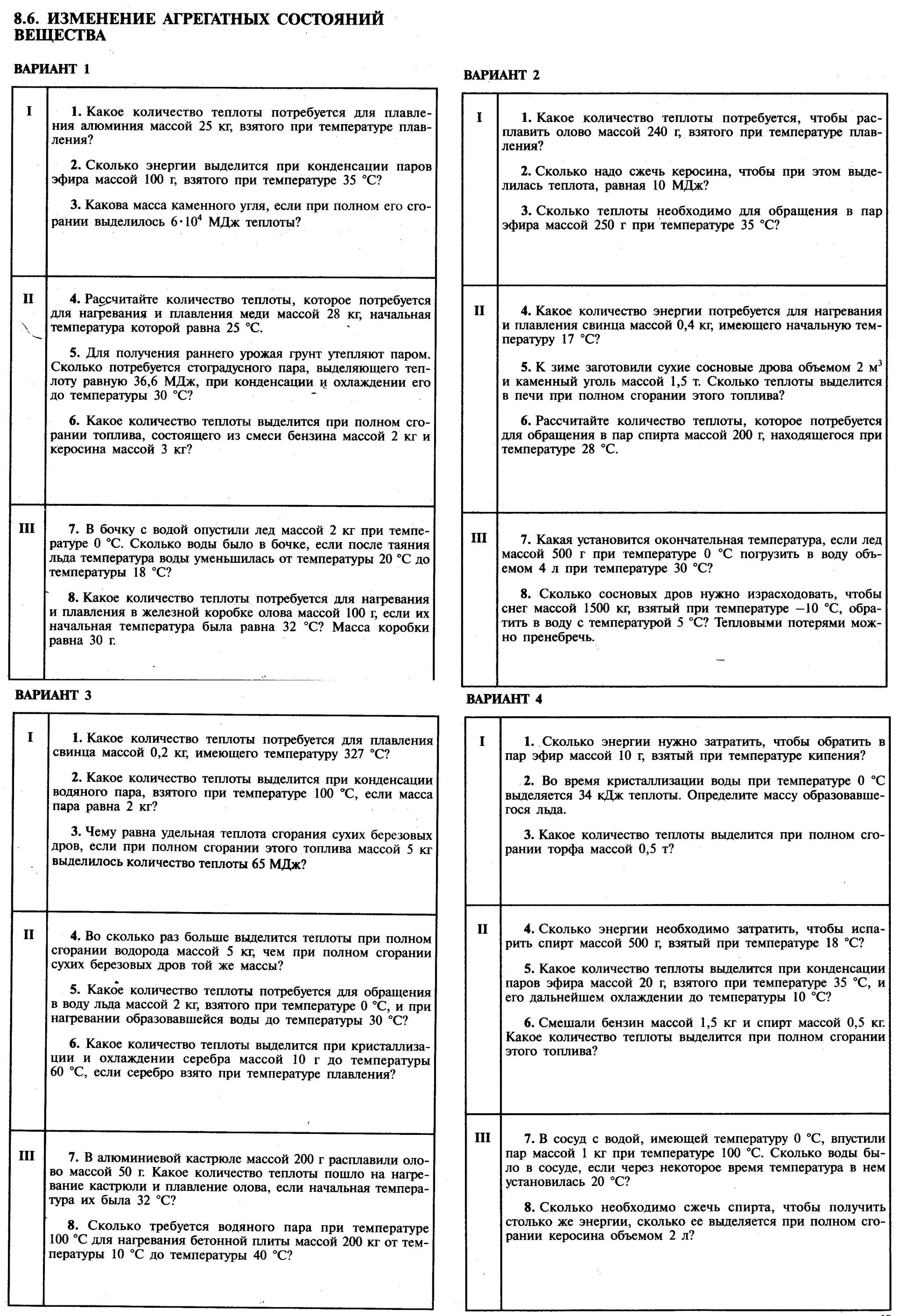 Изменение агрегатных состояний вещества 8 класс контрольная работа. Контрольная работа по физике 8 класс агрегатные состояния вещества. Кр по теме изменение агрегатных состояний вещества 8 класс. 8.6 Изменение агрегатных состояний вещества вариант 1. Контрольная работа физика 9 класс законы сохранения