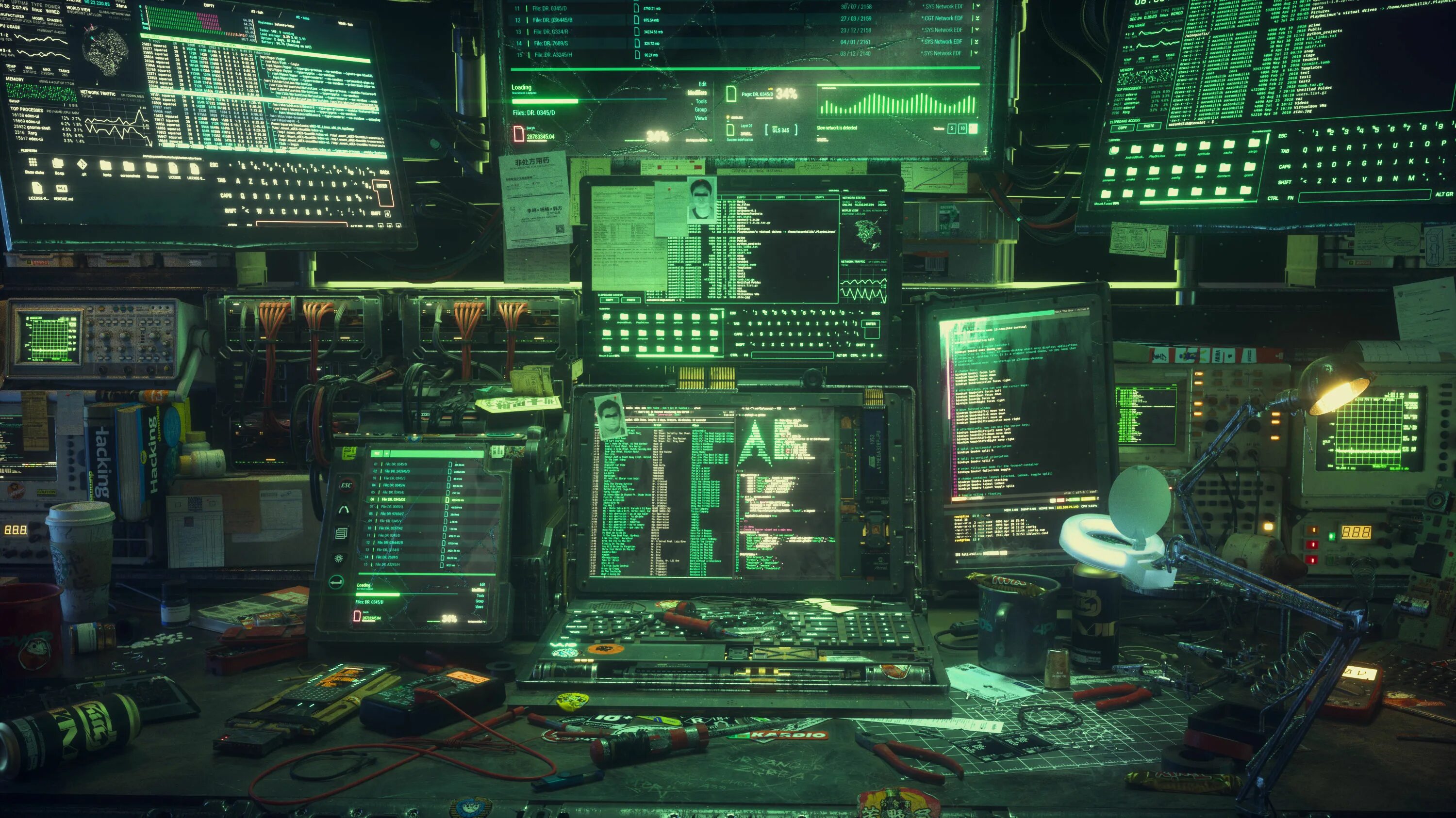 Hacker monitor