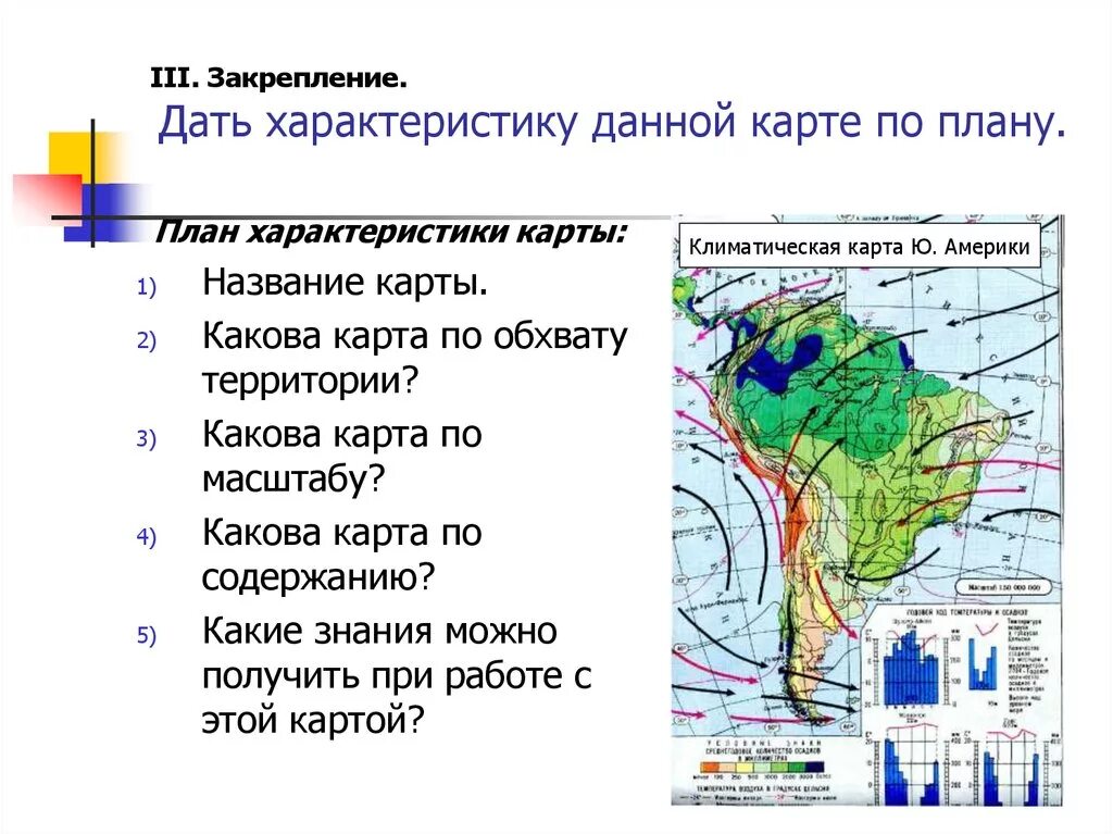 Характеристика карты 7 класс. Характеристика карт. План характеристики карты. Характеристика карт по содержанию. Климатическая карта ю Америки.