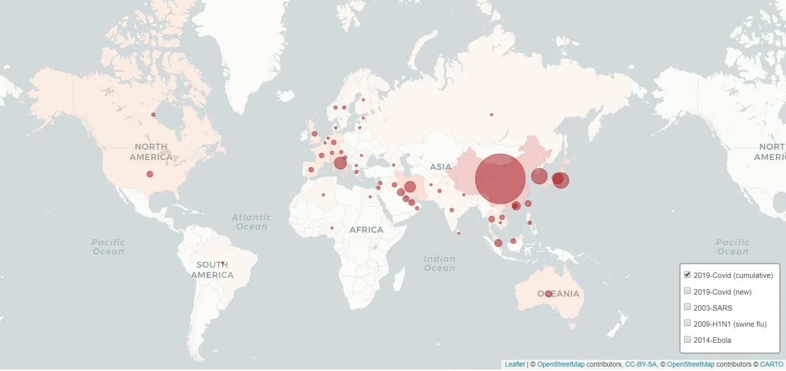 Ncov map