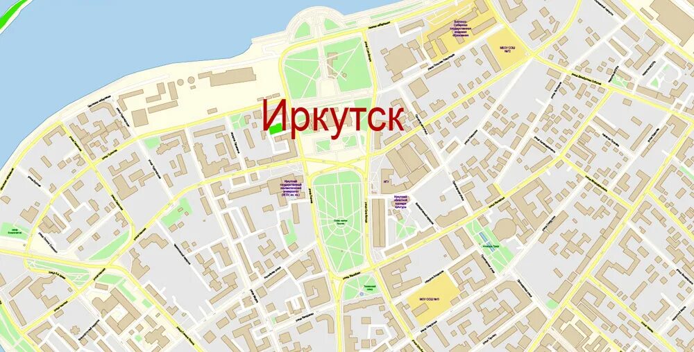 Иркутск центр города на карте. Районы Иркутска на карте города с улицами. Карта центра Иркутска с улицами. Карта Иркутска с улицами.