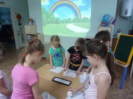 Игра радуга старшая группа
