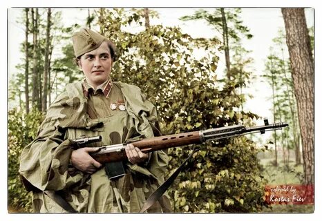 Самая результативная женщина снайпер в истории осенью