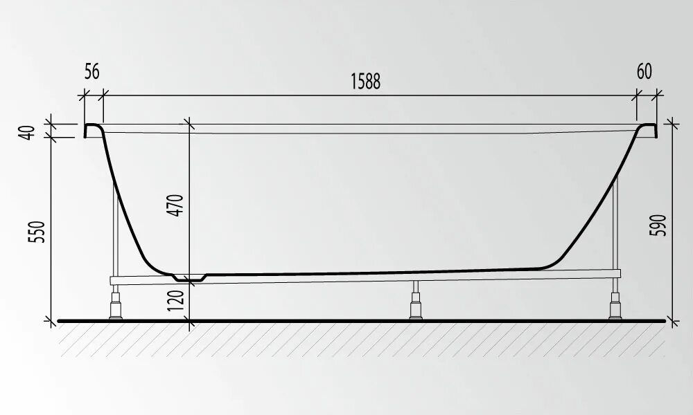 Высота ножек акриловой ванны. Высота ванной от пола стандарт 150х70 стальная. Высота ванны от пола стандарт акриловая 170х70. Высота ванны от пола с ножками стандарт стальная 170х70. Высота ванны от пола с ножками стандарт акриловая 170х70.