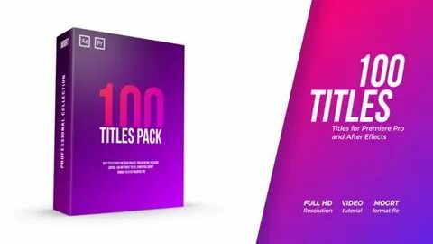 Titles pack