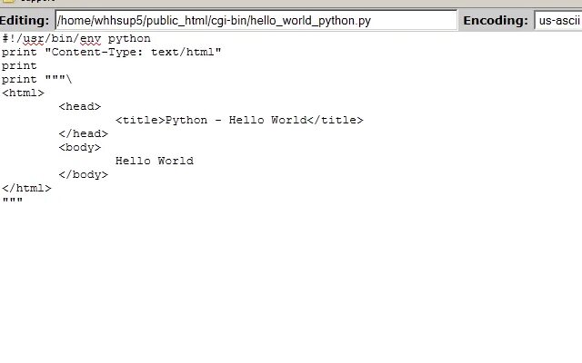 Python веб страница