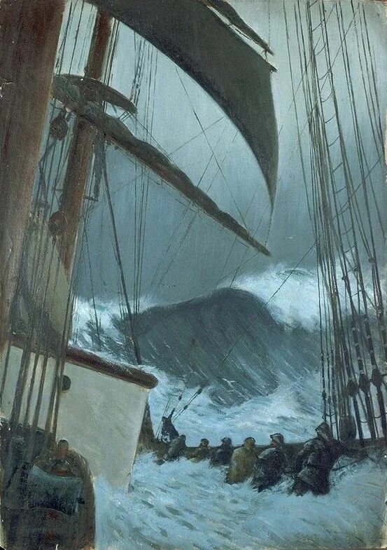 Корабль в шторм. Парусник в шторм. Картина "шторм". Корабли в шторм в живописи.