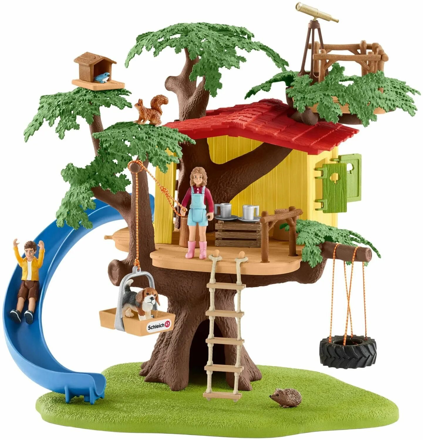 42408 Schleich. Игровой набор Schleich домик на дереве 42408. Шляйх 42408. Schleich домик на дереве.