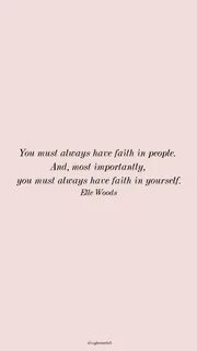 You must always