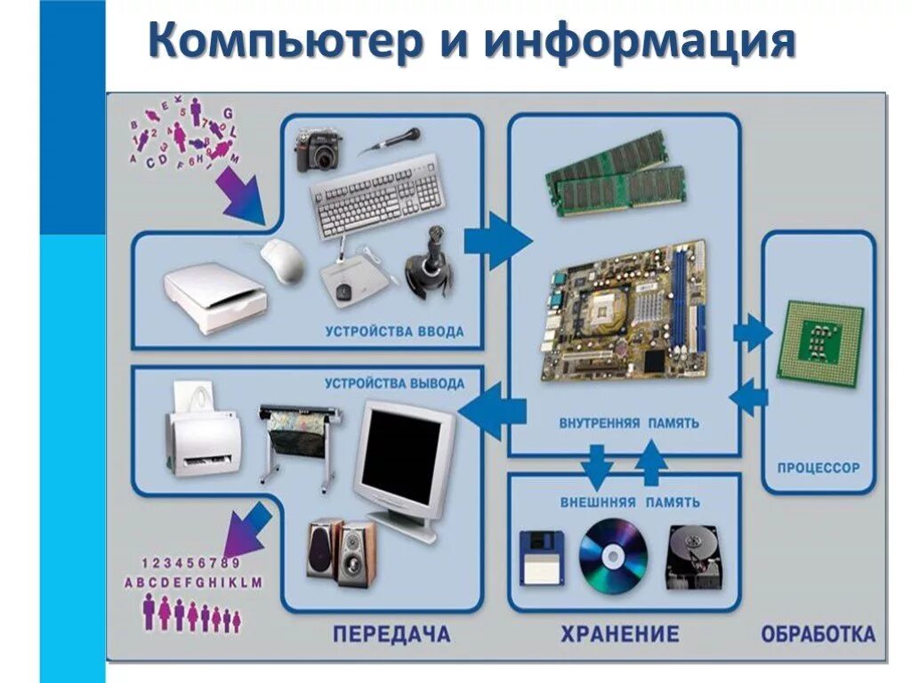 Компьютерные устройства. Устройство персонального компьютера. Назначение основных устройств компьютера. Основные устройства персонального компьютера. Сообщение по информатике 8 класс