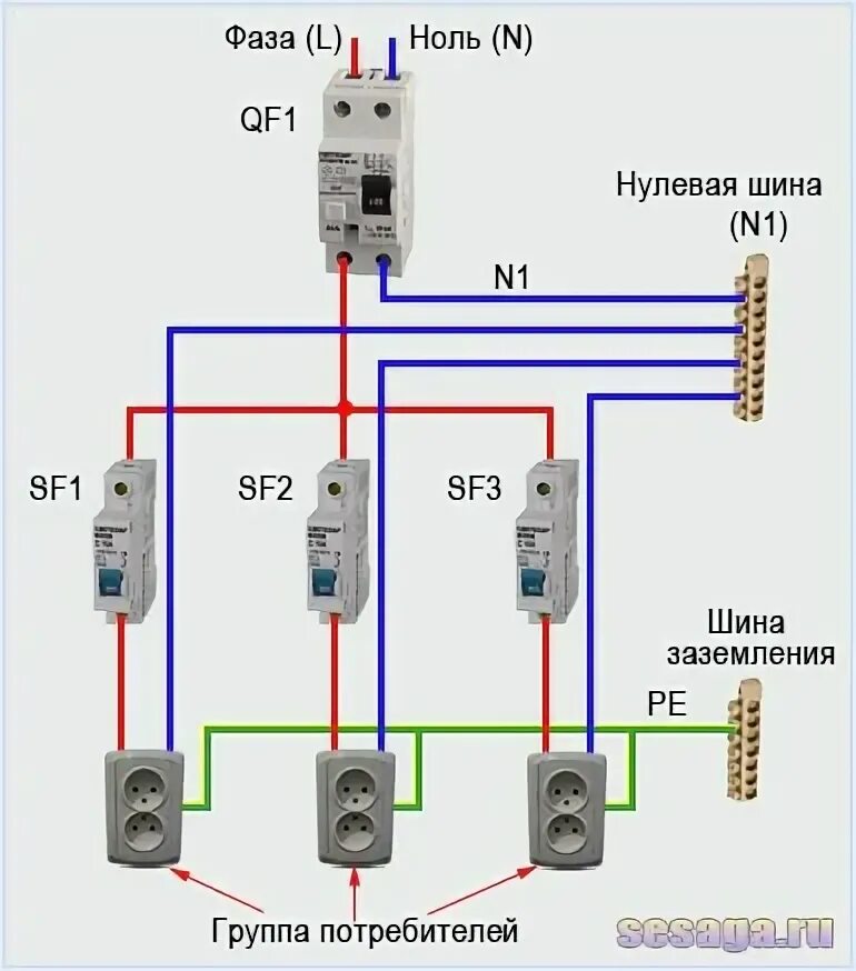 Две фазы два нуля как подключить. Схема подключения 3х лампочек на 2 фазы. Схема подключения фаза ноль земля. Двойной выключатель схема подключения проводов на 2 лампы. Схема подключения светильника фаза ноль земля.