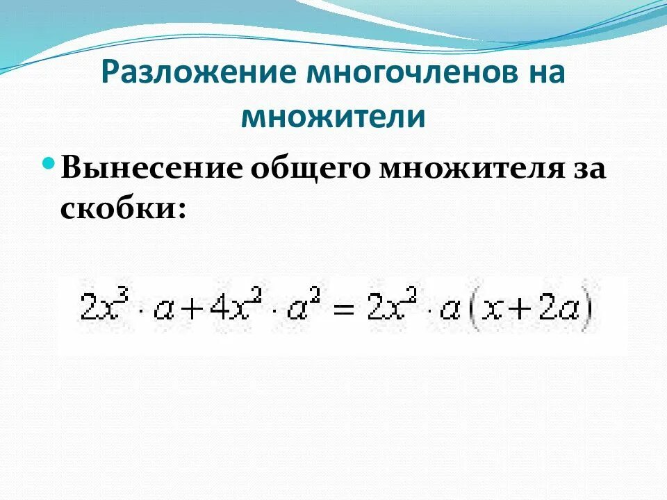 Алгебраические выражения многочлены