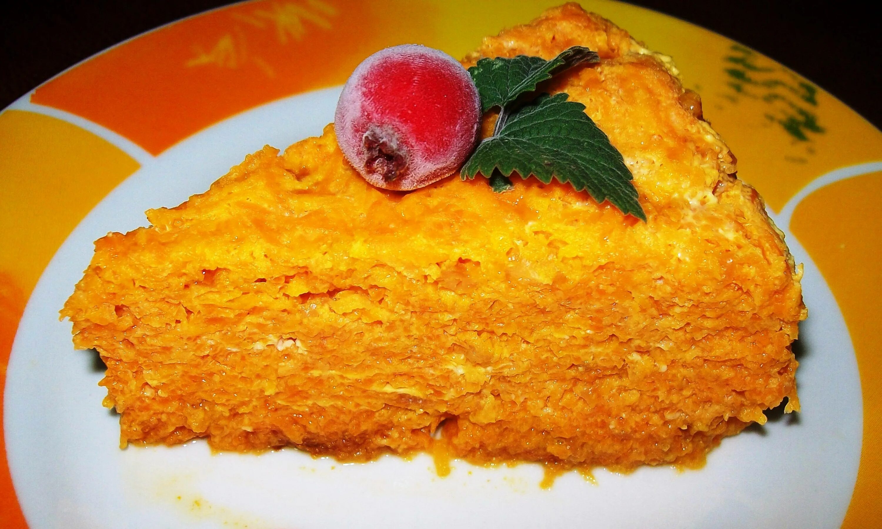 Тыквенный пирог с рисом