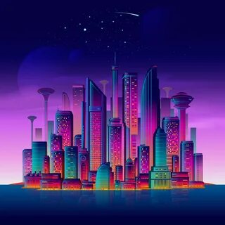 Neon city