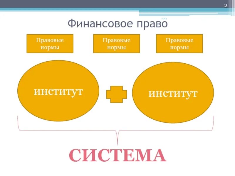 Институты финансов россии. Финансовое право институты. Финансово правовой институт примеры.