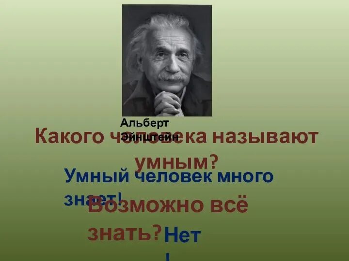 Умный человек что это такое