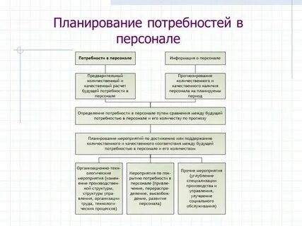 Процесс определения потребности в персонале