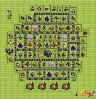 Clash of clans защита