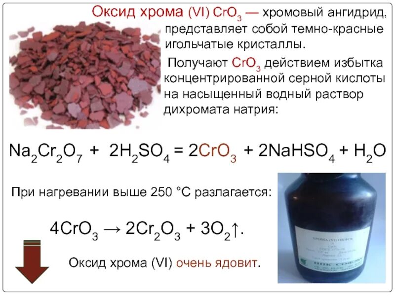 Дихромат калия нитрит калия