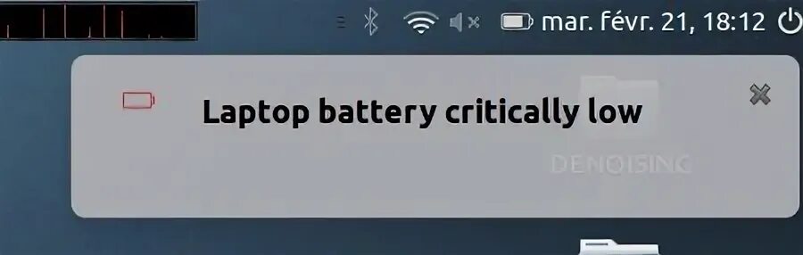 Critical Low Battery. Battery critically Low. Battery is critically Low. Warning Battery is critically Low.