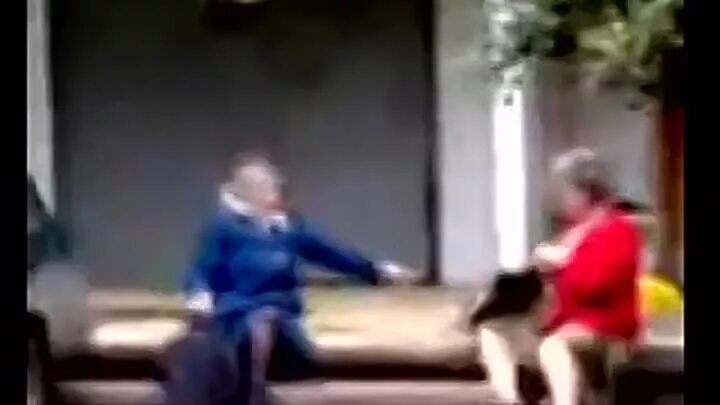 Драка бабушек. Драка бабушек. Старуха с палкой. Драка бабушек. Драка бабушек.