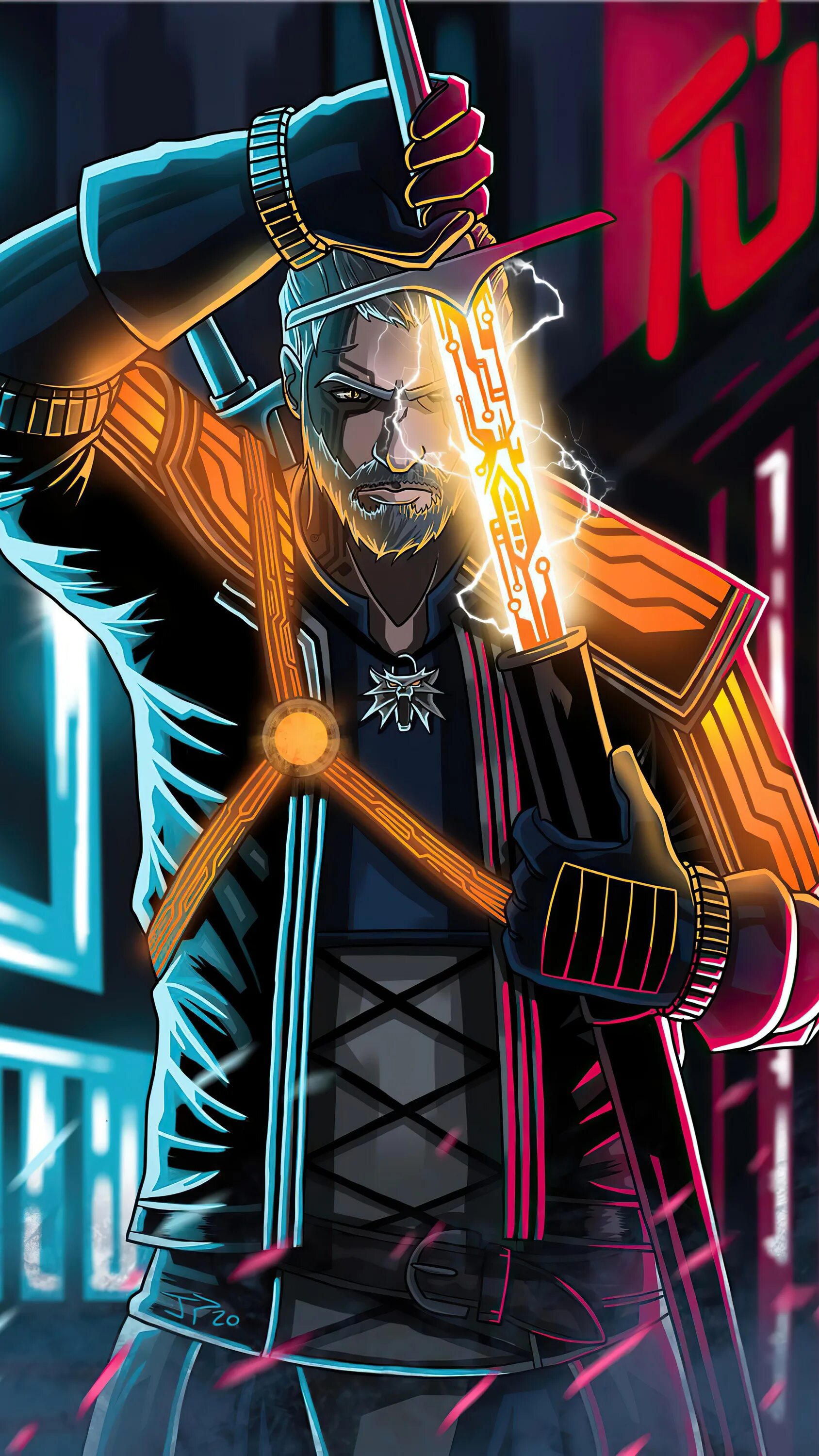 Cyberpunk witcher. Геральт в киберпанк 2077. cyberpunk 2077 ведьмак. cyberpunk 2077 геральт арт. геральт из ривии в киберпанк 2077.