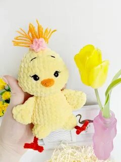 Цыпленок амигуруми